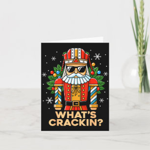 Funny Christmas Nutcracker Men Kids Teen Boys What Card
