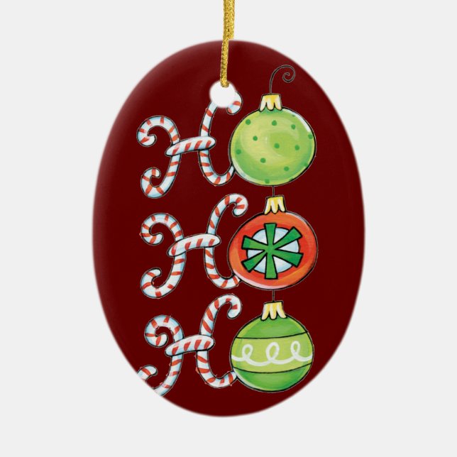Funny Christmas Ornament (Front)