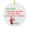 Funny Christmas Ornament