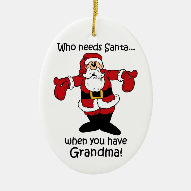 Funny Christmas Ornament (Front)