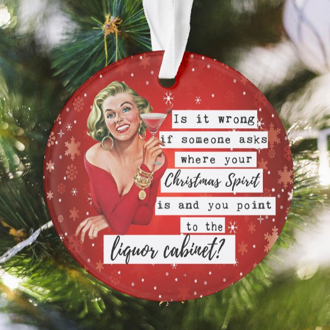 Funny Christmas Ornament Best Friend Liquor Cabine (Creator Uploaded)