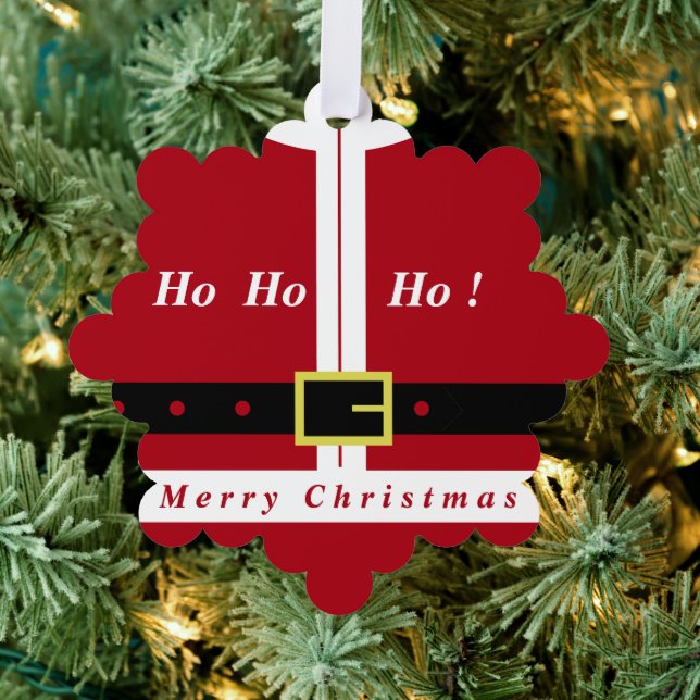 Funny Christmas Ornament Card Gift with Santa (Insitu (Tree))