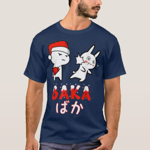 Funny Christmas Pajama, Anime Baka Idiot Rabbit Bu T-Shirt