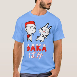 Funny Christmas Pajama, Anime Baka Idiot Rabbit Bu T-Shirt