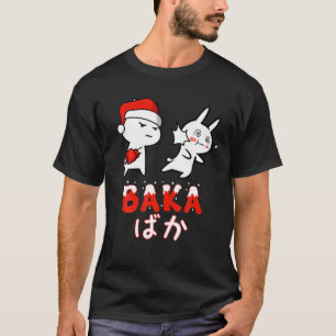 Funny Christmas Pajama, Anime Baka Idiot Rabbit Bu T-Shirt
