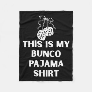 Funny Christmas Pajama Naughty Or Nice I’m Here Fo Fleece Blanket