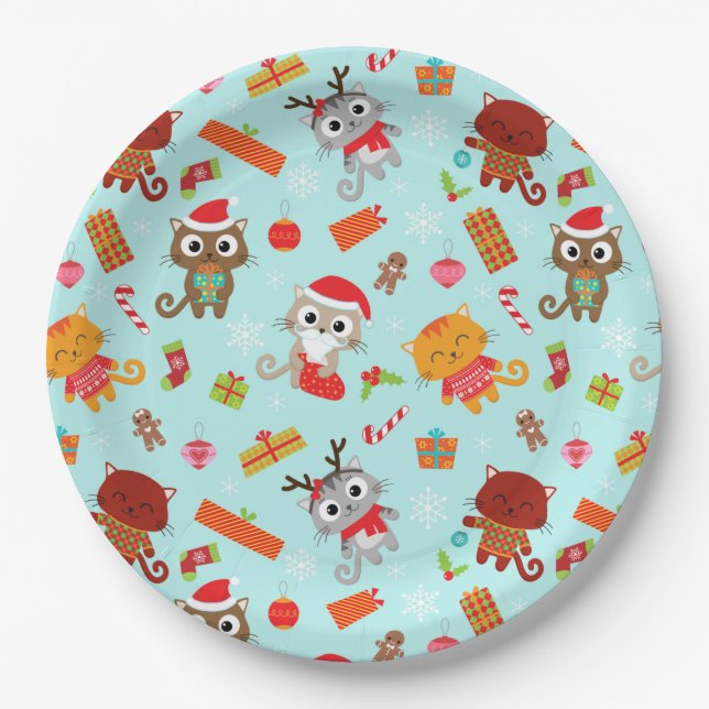 Funny Christmas Paper Plate (Front)