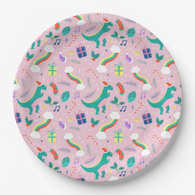 Funny Christmas Paper Plate (Front)