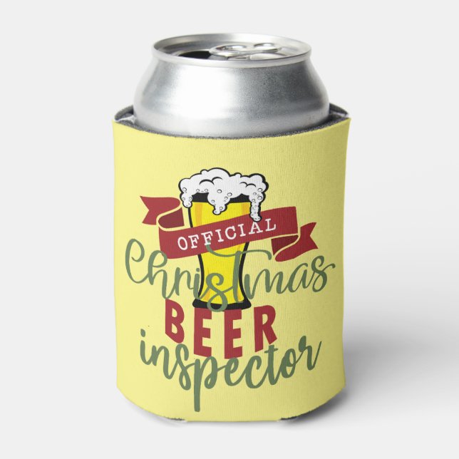 Funny Christmas Party Ideas Personalised Insulated Can Cooler (Can Front)