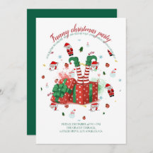 Funny Christmas Party Invitation