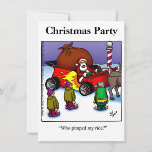 Funny Christmas Party Invitations
