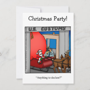 Funny Christmas Party Invitations