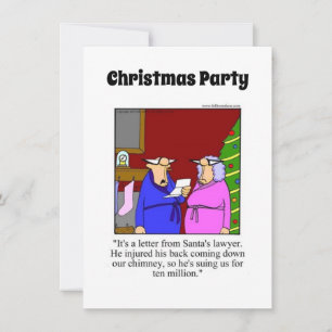 Funny Christmas Party Invitations