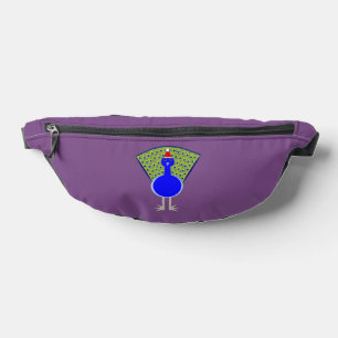 Funny Christmas Peacock Bum Bags