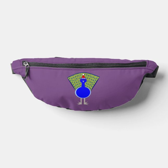 Funny Christmas Peacock Bum Bags (Lay Down)