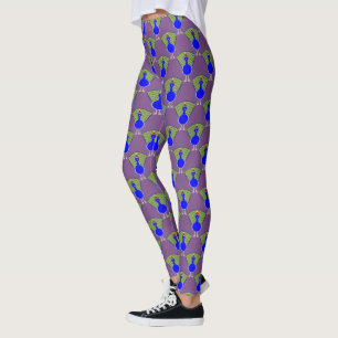 Funny Christmas Peacock Leggings