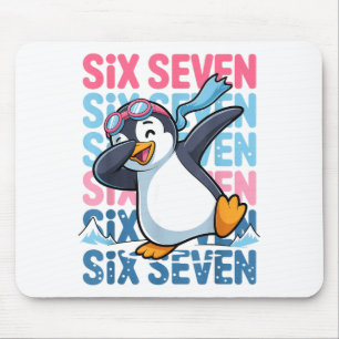 Funny Christmas Penguin Dabbing Xmas Dab Six Seven Mouse Mat