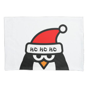 Funny Christmas penguin pillowcase gift idea