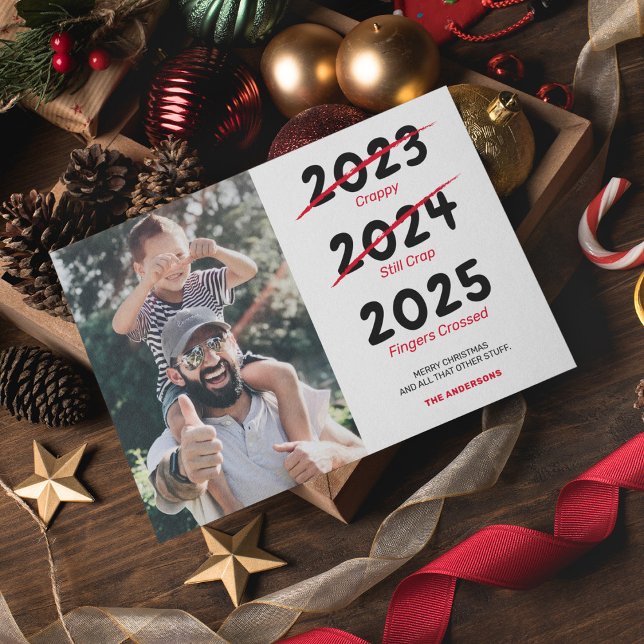 Funny Christmas Photo Holiday Card (Creator Uploaded)