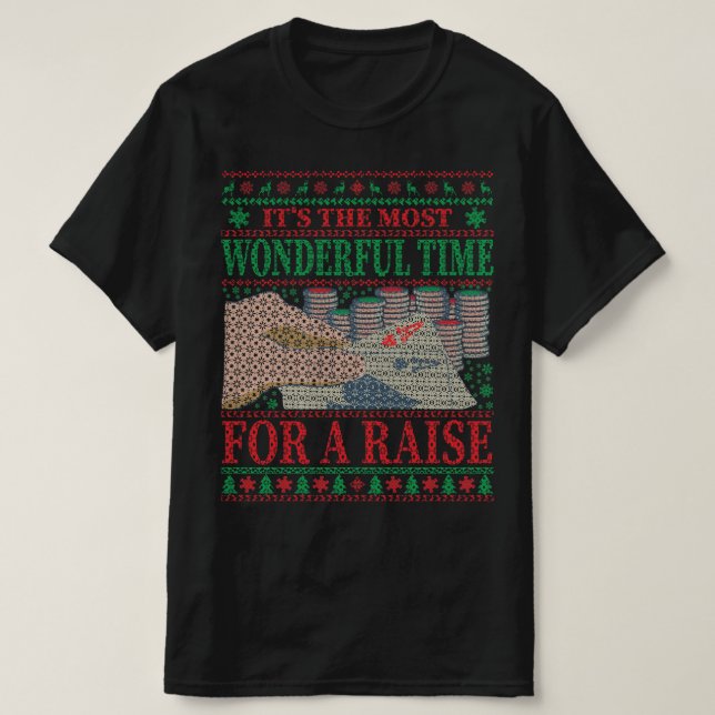 FUNNY CHRISTMAS POKER UGLY SWEATER (Design Front)