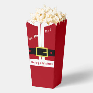 Funny Christmas Popcorn Box Santa Gift