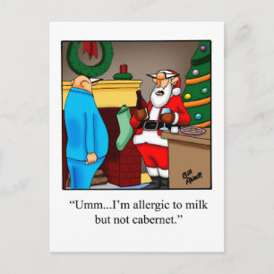 Funny Christmas Postcard