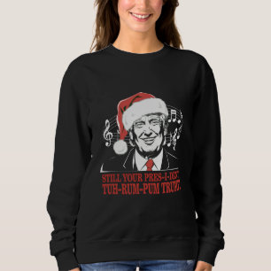 Funny Christmas President Trump Pyjamas Ugly Xmas Sweatshirt
