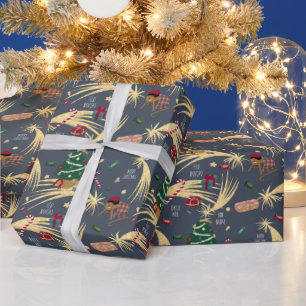 Funny Christmas print. Wrapping Paper