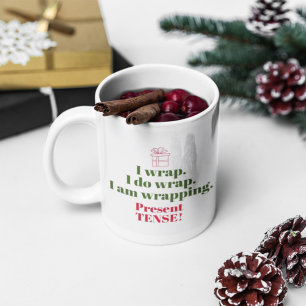 Funny Christmas Pun   Grammar Humour Coffee Mug