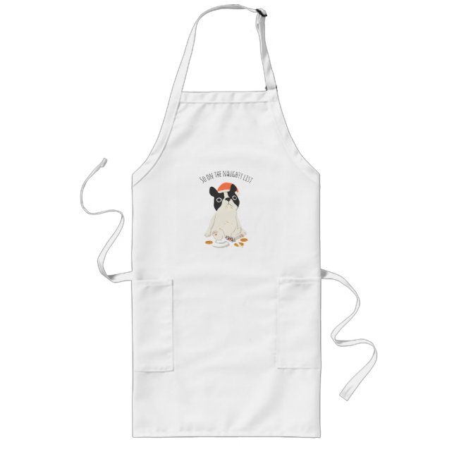 Funny Christmas Puppy Apron (Front)