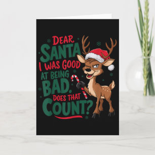 Funny Christmas Quote  Card