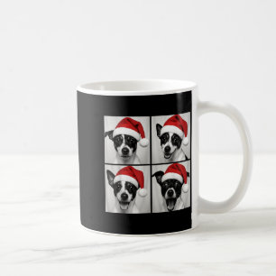 Funny Christmas Rat Terrier Santa Dog Lover Photo Coffee Mug