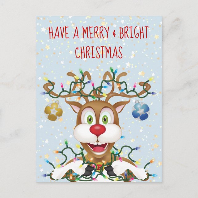 Funny Christmas Reindeer Holiday Cheer (Front)