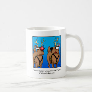 Funny Christmas Reindeer  Humour Mug Gift