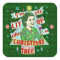 Funny Christmas Retro Drinking Humour Woman Lit Up