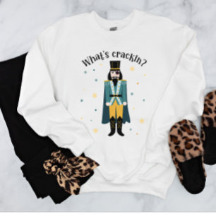 Funny Christmas retro vintage nutcracker Sweatshirt