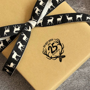 Funny Christmas Rubber Stamp