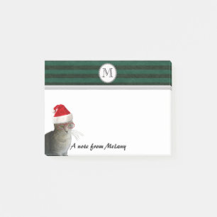 Funny Christmas santa cat Post-it Notes