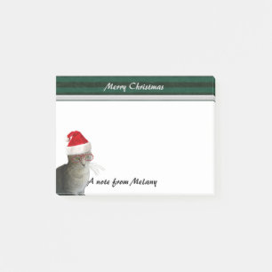 Funny Christmas santa cat Post-it Notes