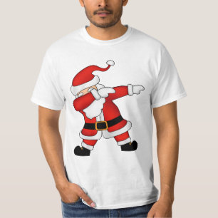 Funny Christmas Santa Claus Dabbing T-Shirt