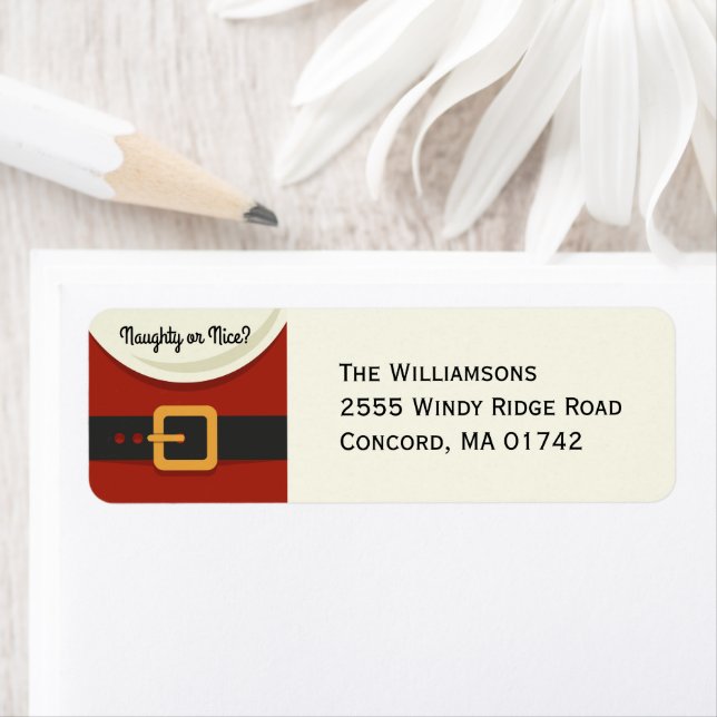 Funny Christmas Santa Claus Naughty & Nice (Insitu)
