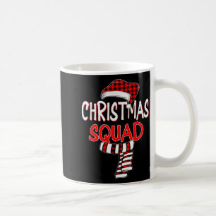 Funny Christmas Santa Claus Red Plaid Shirt, Chris Coffee Mug