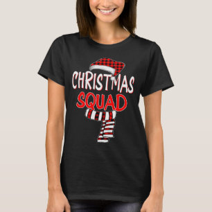 Funny Christmas Santa Claus Red Plaid Shirt, Chris T-Shirt