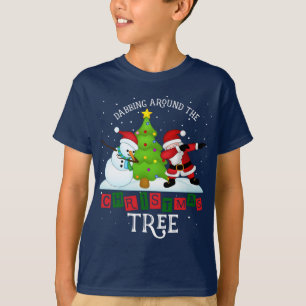 Funny Christmas Santa Dabbing T-Shirt