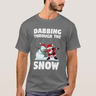 Funny Christmas Santa Dabbing T-Shirt