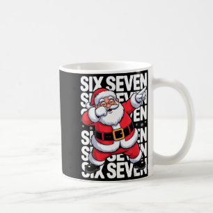 Funny Christmas Santa Dabbing Xmas Dab Six Seven 6 Coffee Mug