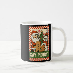 Funny Christmas Santa Gingerbread Snowman Selfie S Coffee Mug