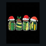 Funny Christmas Santa Hat Ckle Bottles Merry Xmas  Poster<br><div class="desc">Funny Christmas Santa Hat Ckle Bottles Merry Xmas Holiday</div>