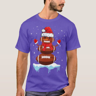 Funny Christmas Santa Snowman T-Shirt