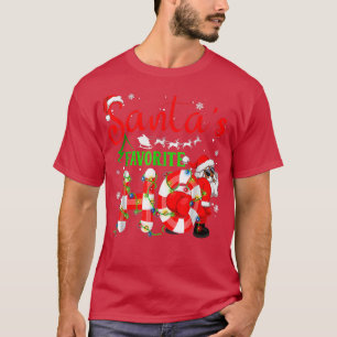 Funny Christmas Santa's Favourite Ho Xmas  T-Shirt